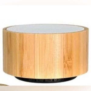 Mini Bamboo Bluetooth Speaker with White Top